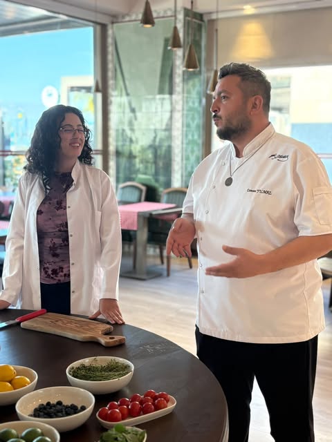 Madya'da Chef Osman Yılmaz ile gastronomi ve beslenme buluşması.